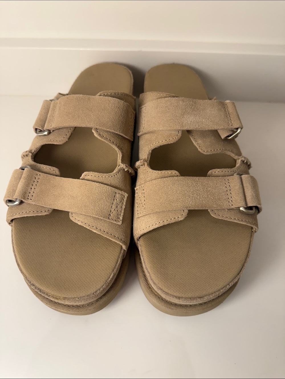 UGG Sand Women’s Double-Strap Platform Slide Sandals - Size 11